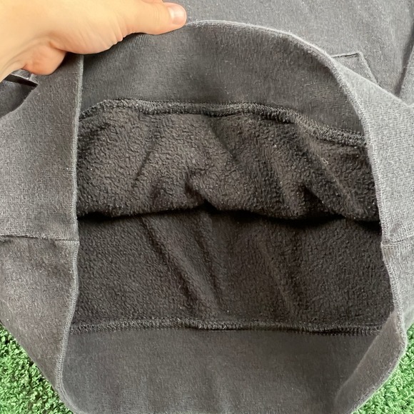 Nike Side Swoosh Essential Boxy Sports Hoodie Mens Small Faded Black BV2654-010 - Picture 4 of 10